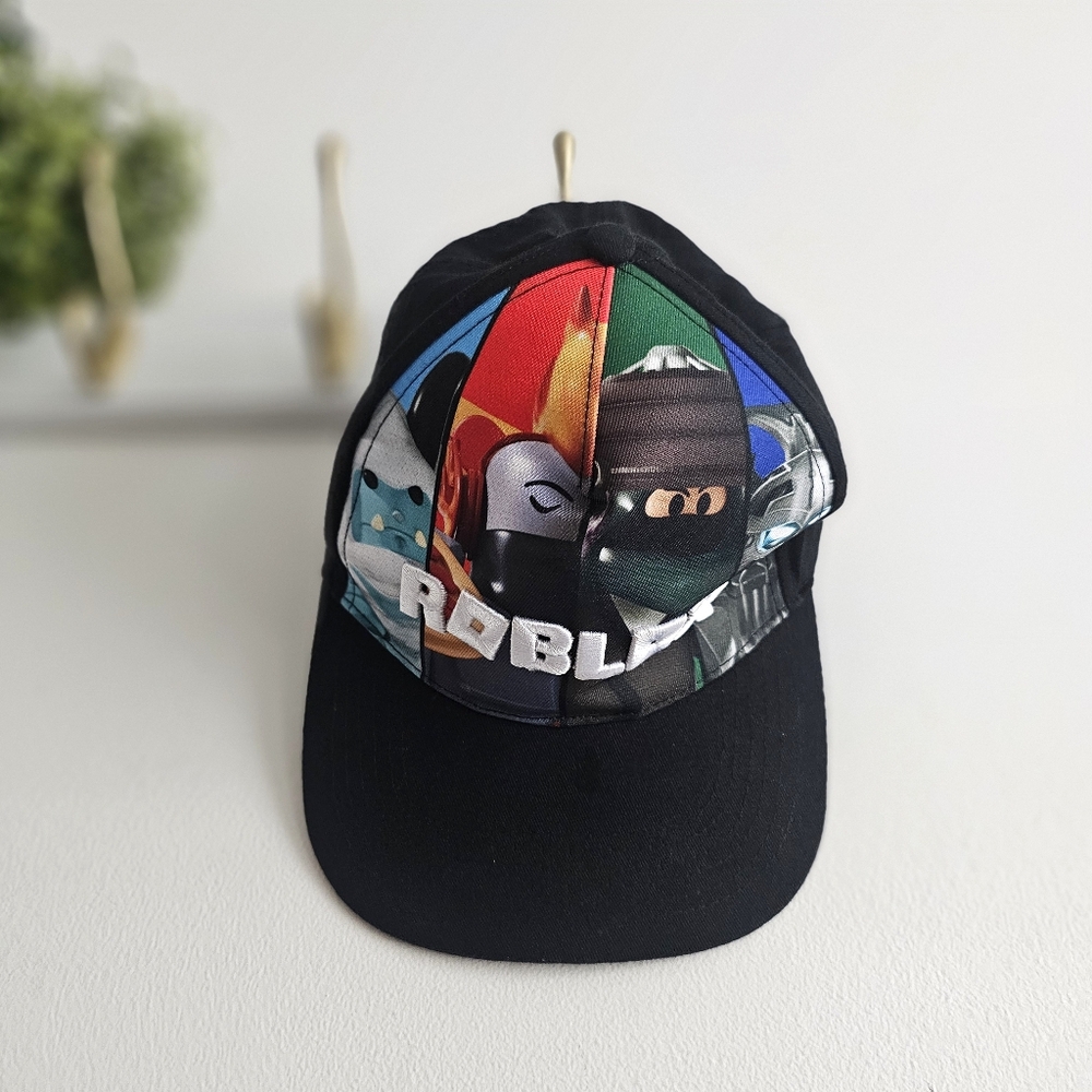 Roblox Youth Baseball Cap Snapback Nwot Adjustable Character Graphic View 3